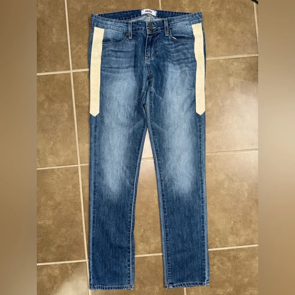 PAIGE👖Boyfriend Skinny Denim - Picture 2 of 14